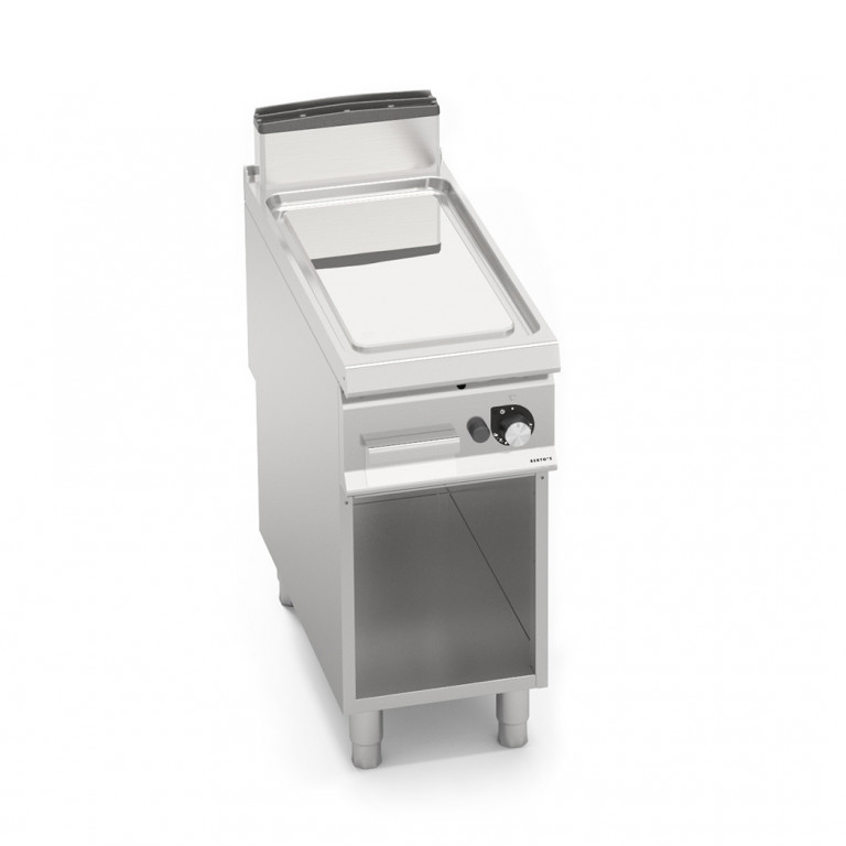 SMOOTH GAS GRIDDLE (COMPOUND) ON CABINET